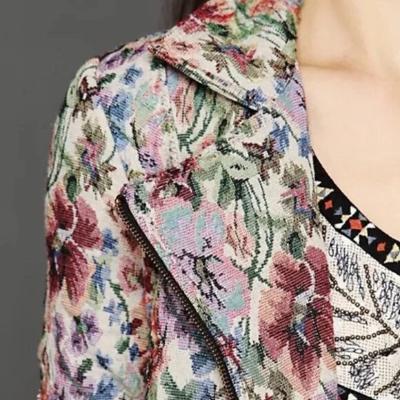 Free People Tapestry Moto Jacket - Picture 2 of 5